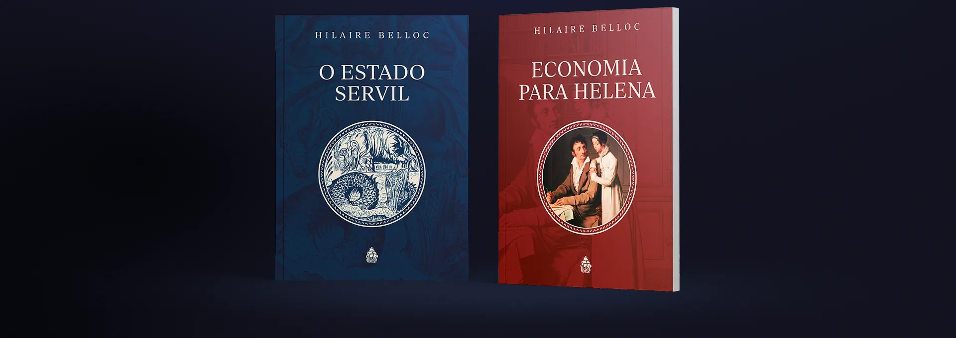 Livros O Estado Servil e Economia para Helena